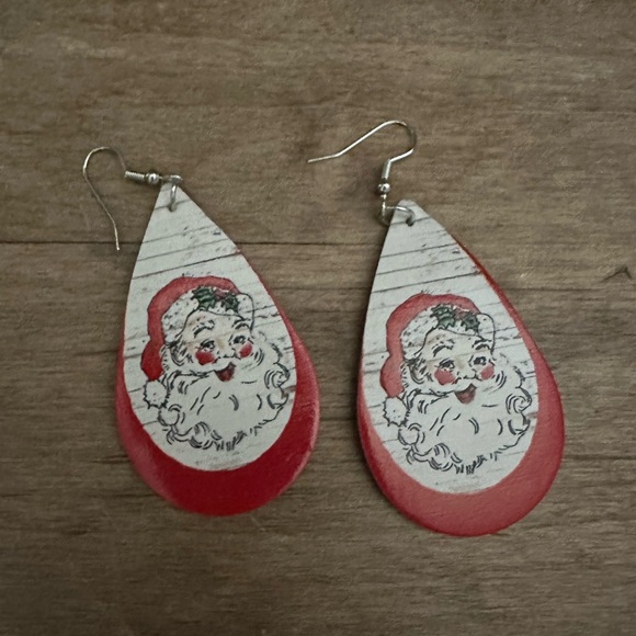 Santa Christmas earrings - Picture 1 of 2
